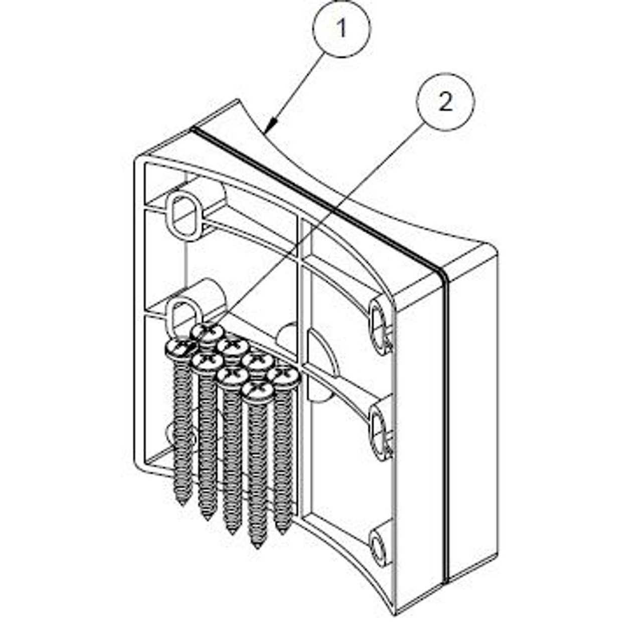 RDI Finyl Line ~ 8 in. Round Column Adapter - Cheap Fitting