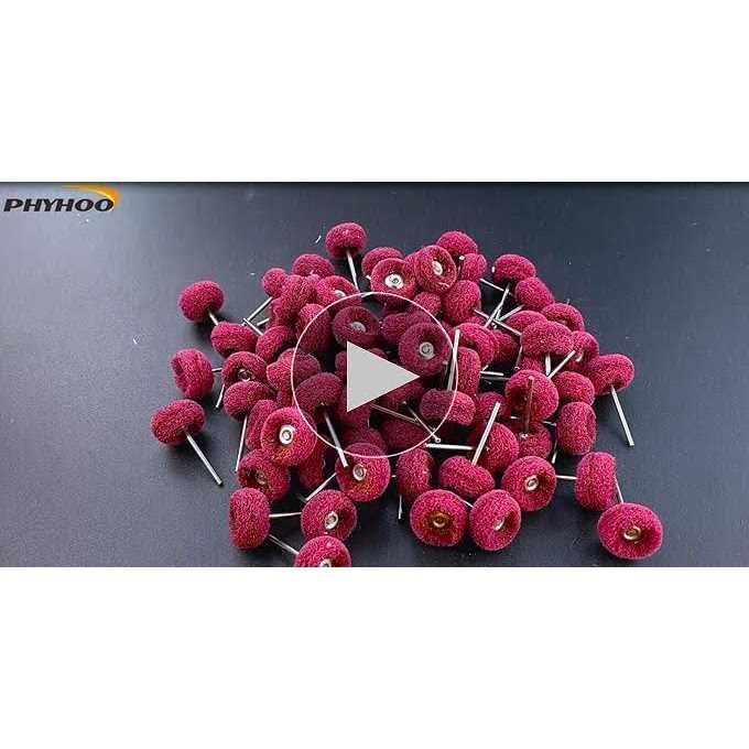 Phyhoo 80pcs Fine Abrasive Wheel Brush For Dremelforedom Rotary Tools 2 35mm at MechanicSurplus.com - Cheap Fitting