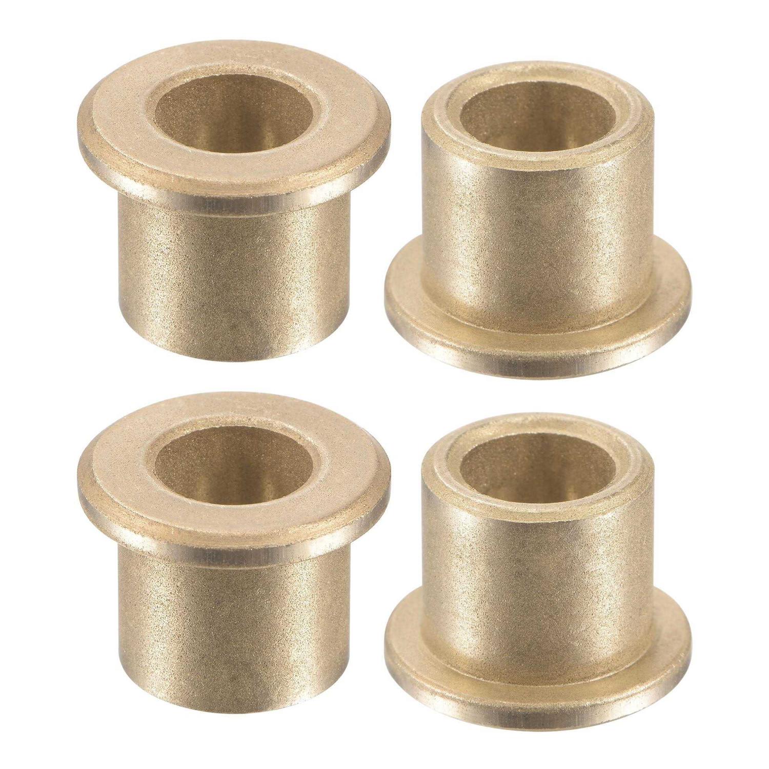 uxcell Flange Sleeve Bearings Sintered Bronze Self-Lubricating Bushing - Cheap Fitting