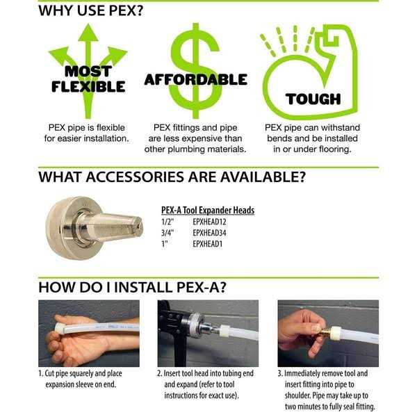 Apollo Expansion PEX Tool Kit EPXTOOLKIT - Cheap Fitting