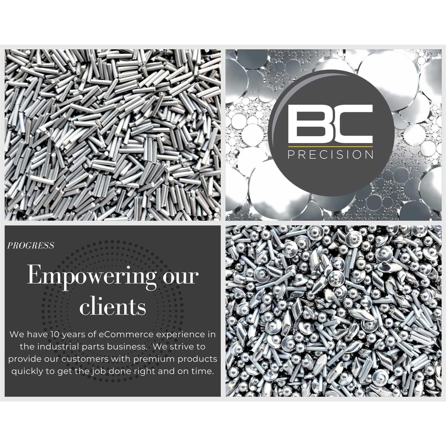 BC Precision Stainless Steel Tumbling Media Pins - Cheap Fitting