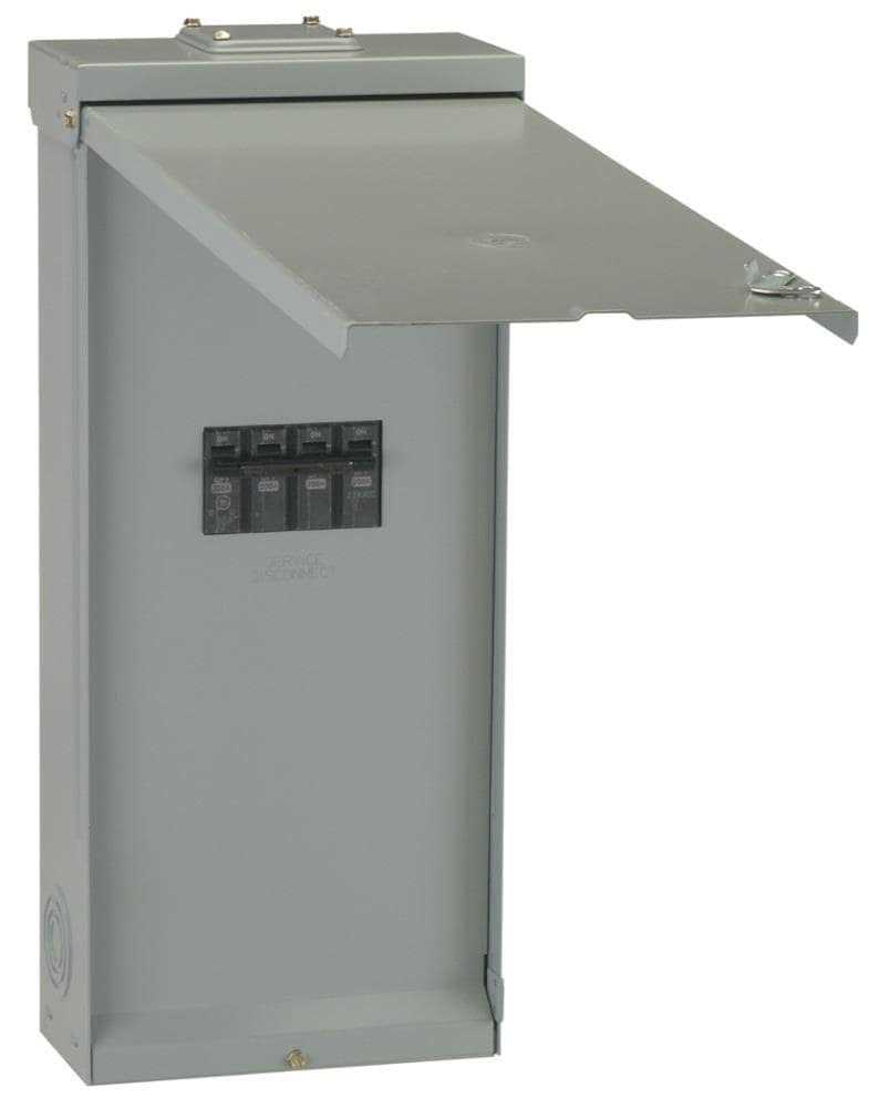 GE PowerMark Gold 200 Amp 10 in. Enclosed Outdoor Circuit Breaker - Cheap Fitting