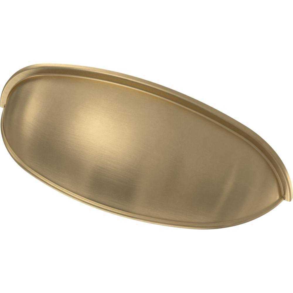 Liberty Dual Mount 2-1/2 or 3 Bronze Cabinet Drawer Cup Pull - Cheap Fitting