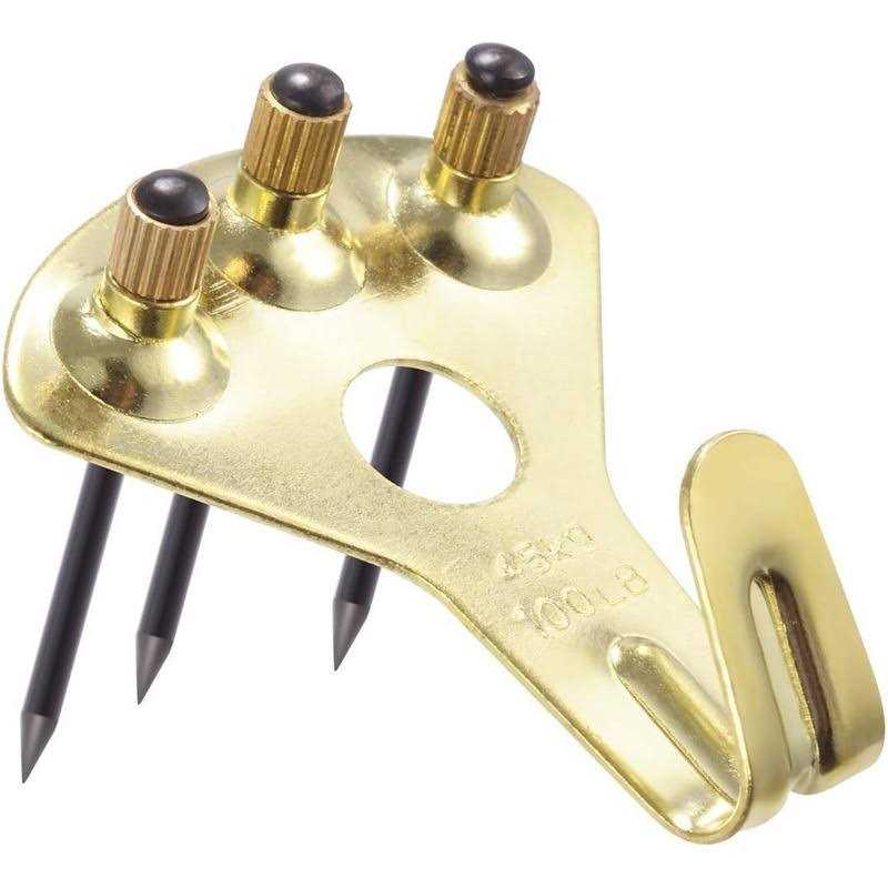 ANCIRS 10 Pack 100 lbs Picture Frame Hangers Hooks with Nails Picture Hanging Hooks - Cheap Fitting