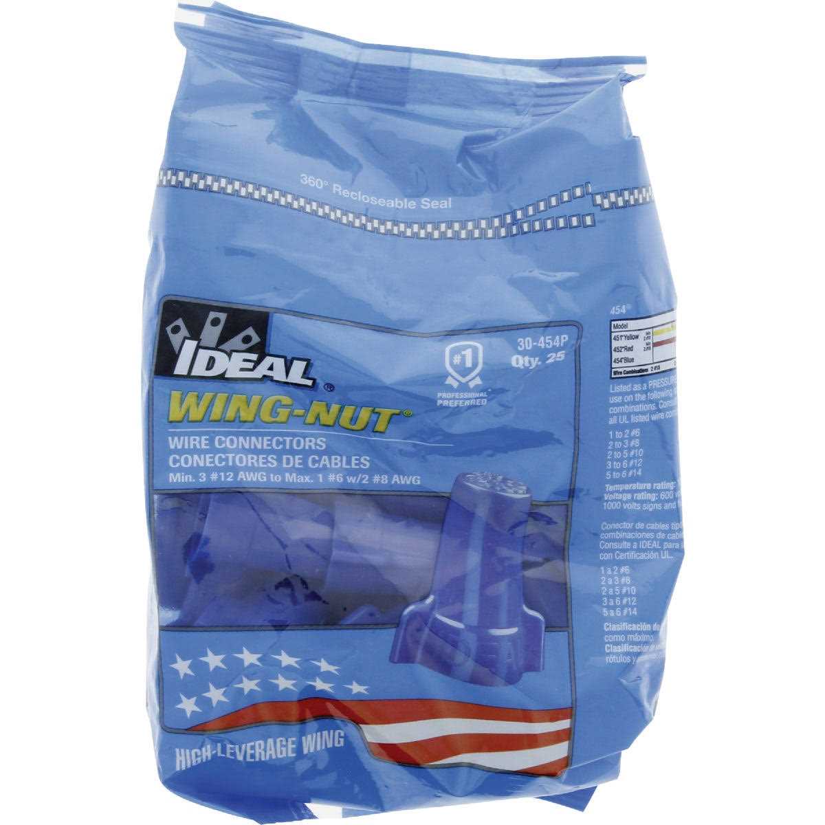 Ideal Wing-Nut Wire Connector Blue - Cheap Fitting