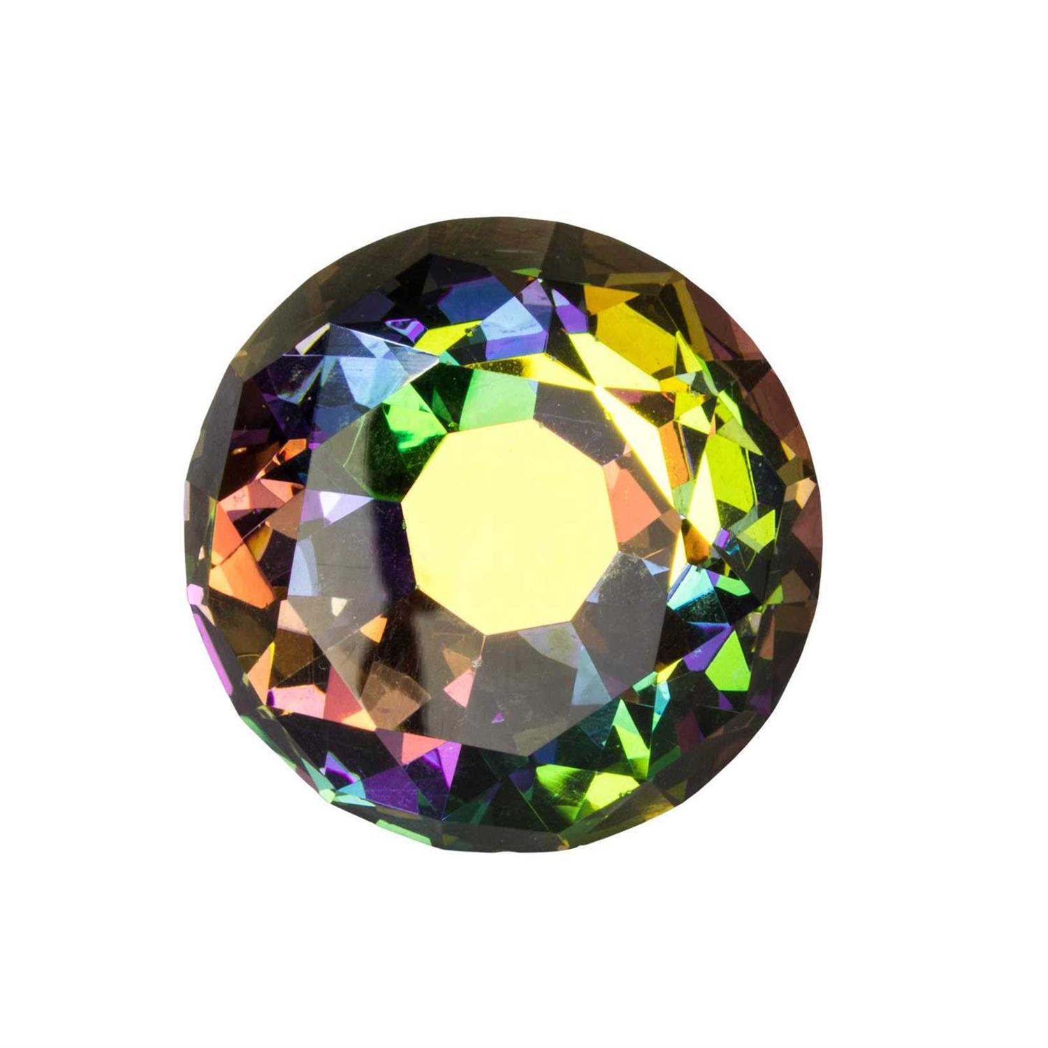 DeELF Outlet 25 pcs crystal colorful glass drawer pulls 30 mm decorative knobs for kitchen bathroom cabinet, dresser and cupboard by deelf - Cheap Fitting