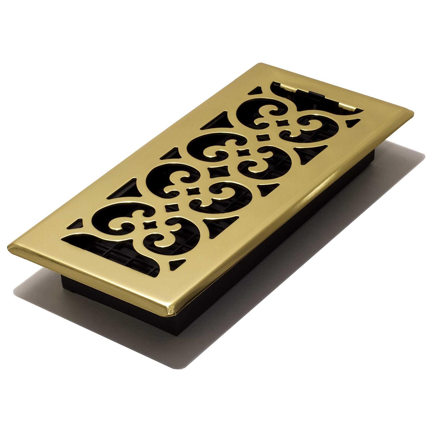 Decor Grates Scroll Floor Register - Cheap Fitting