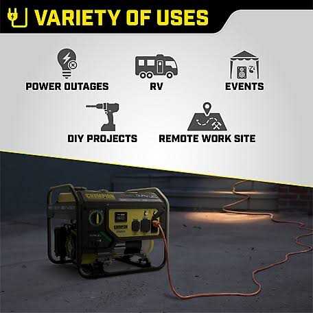 Champion Power Equipment 3,650-Watt Dual Fuel Generator - Cheap Fitting