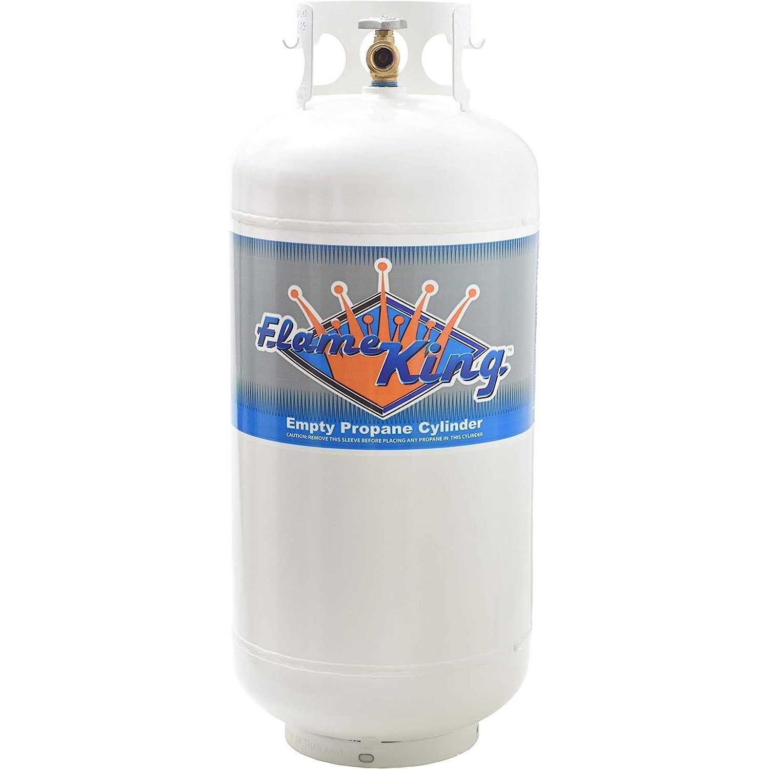 Flame King Ysn401A 40 Pound Steel Propane Tank Cylinder With Overflow Protection Device Valve - Cheap Fitting