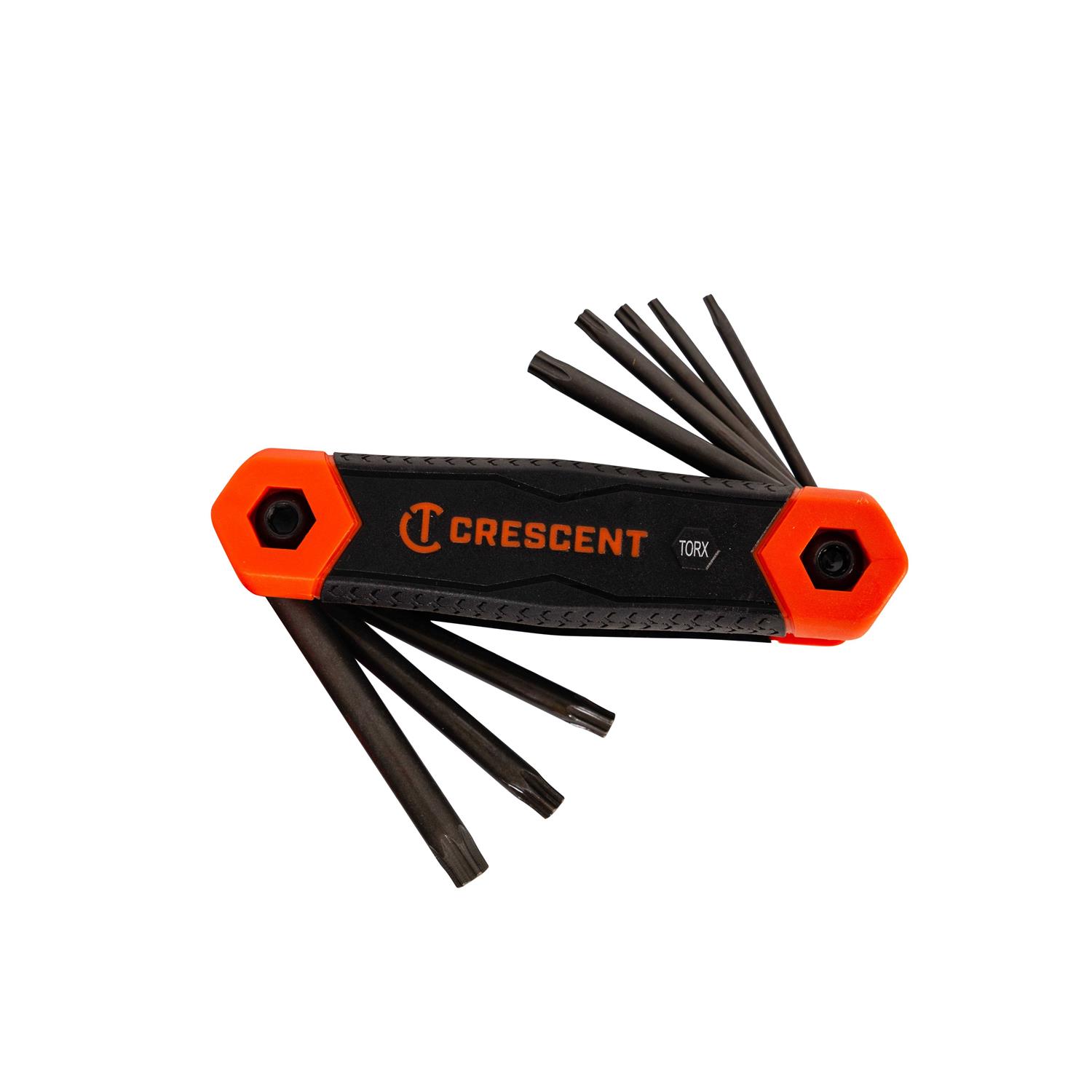 Crescent 8 Pc. Folding Torx Dual Material Hex Key Set CHKFT8 - Cheap Fitting