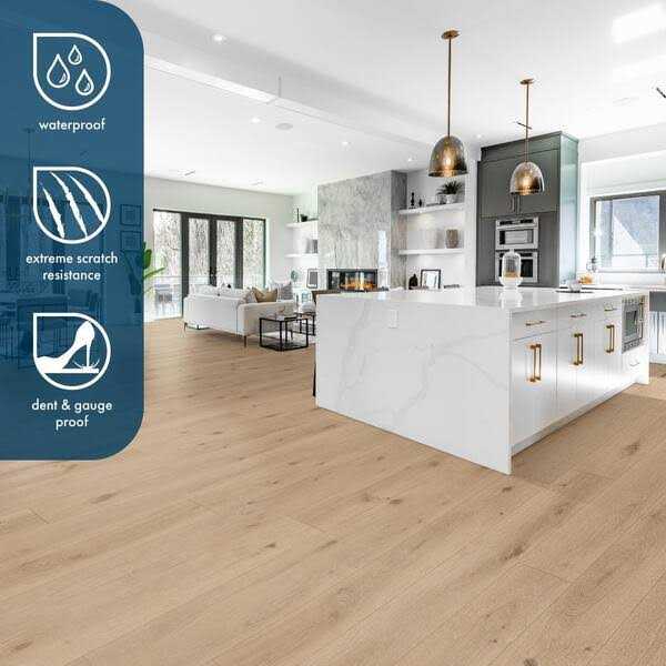 Lifeproof 7.6 in. W x 50.6 in. L Waterproof Hybrid Resilient Flooring - Cheap Fitting