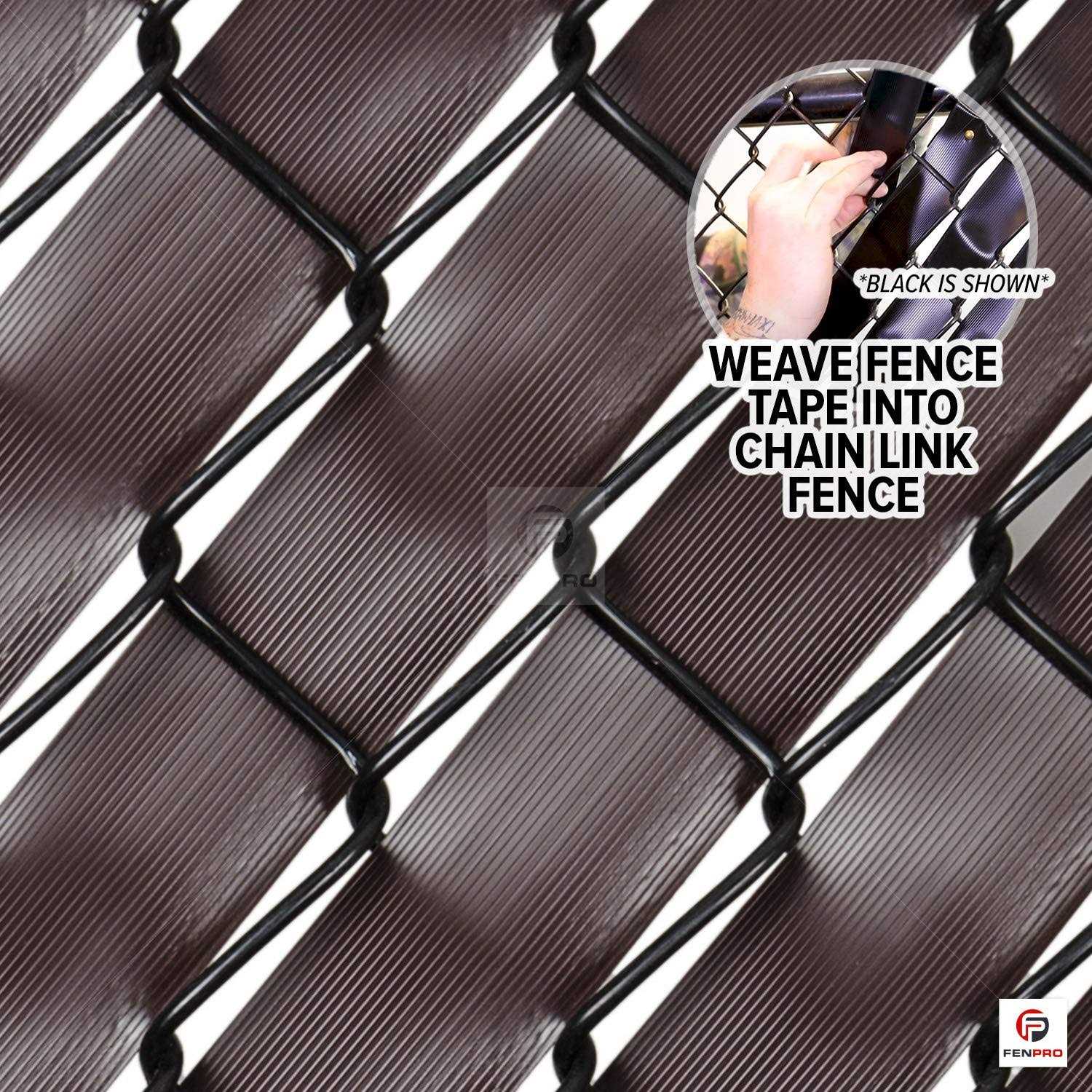 Fenpro Chain Link Fence Privacy Tape - Cheap Fitting