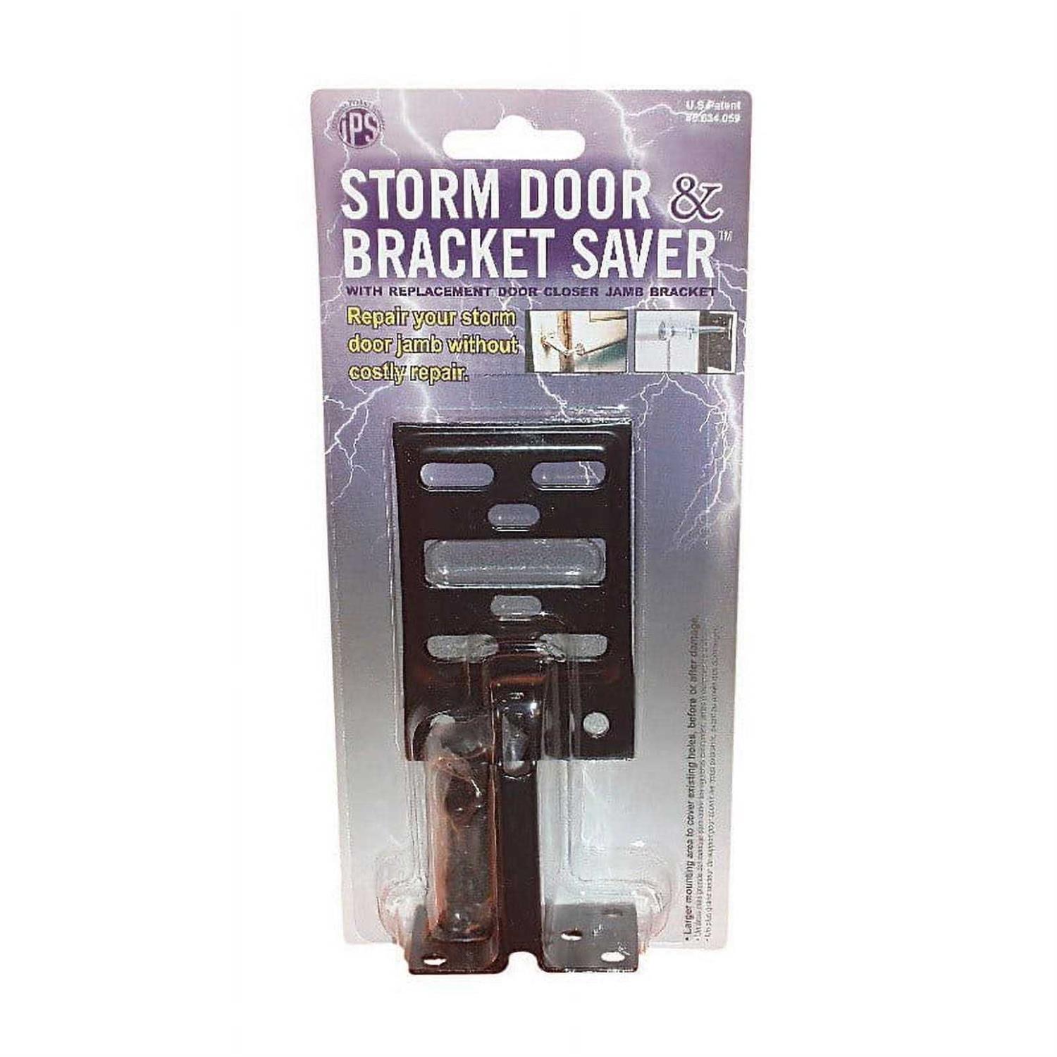 Ips Storm Door & Bracket Saver with Replacement Door Closer Jamb Bracket - Cheap Fitting