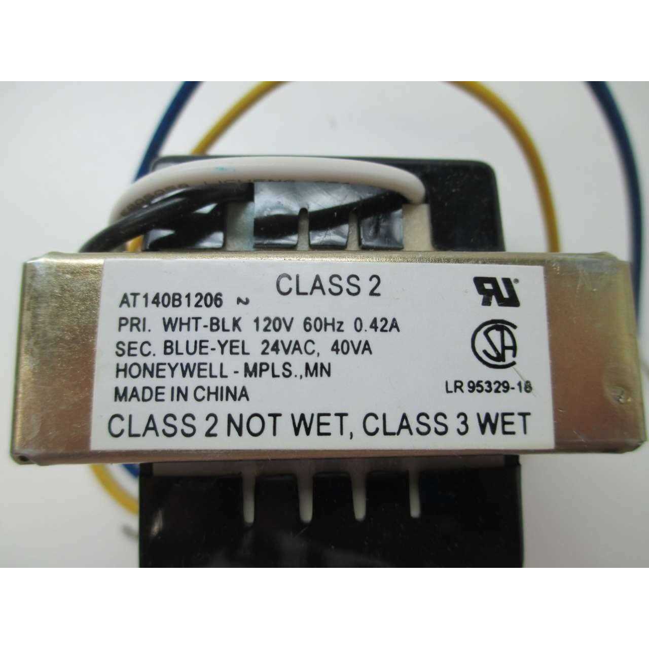 Honeywell AT140B1206 40va Foot Mounted Transformer - Cheap Fitting