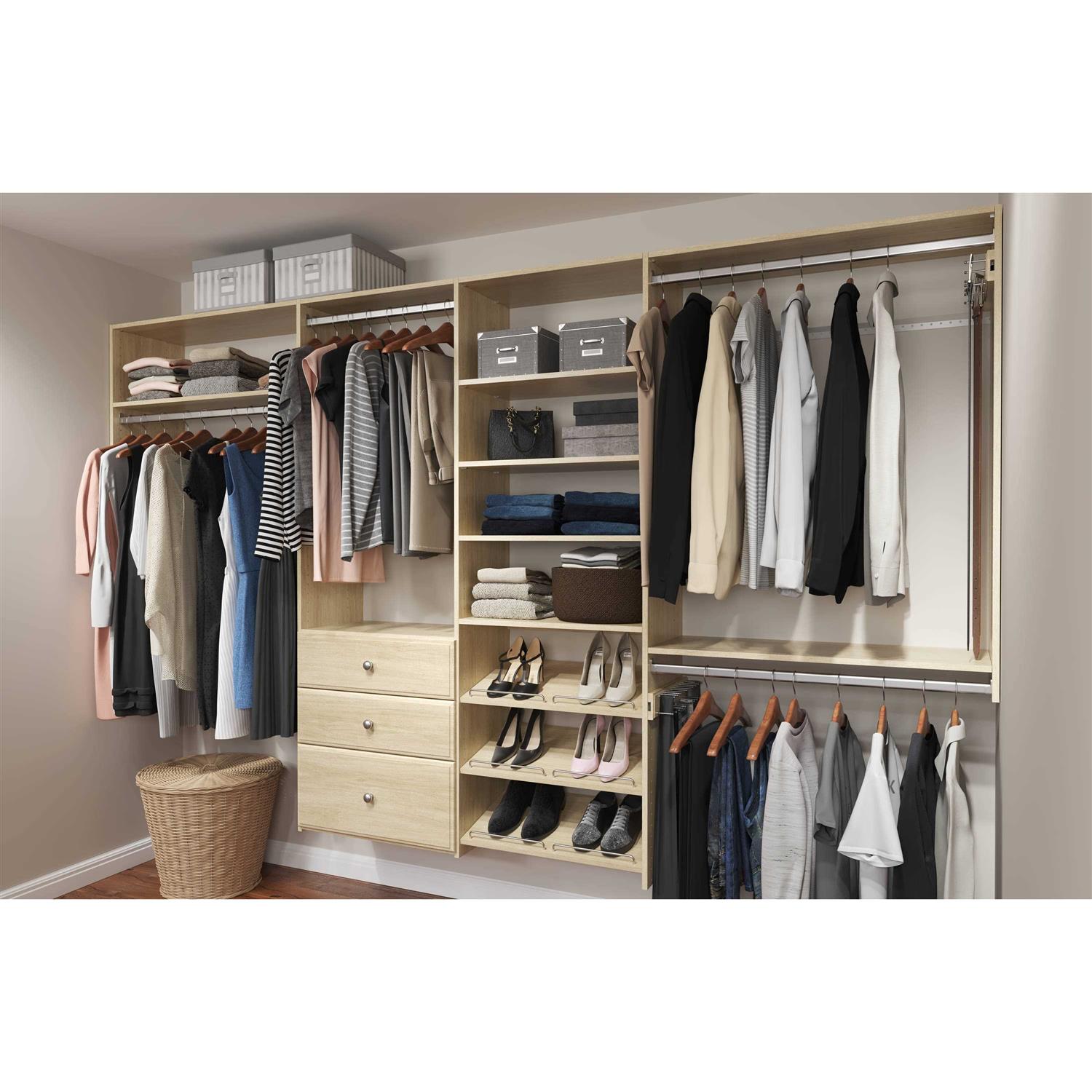 Easy Track Vertical Panels for Closet Organization - Cheap Fitting