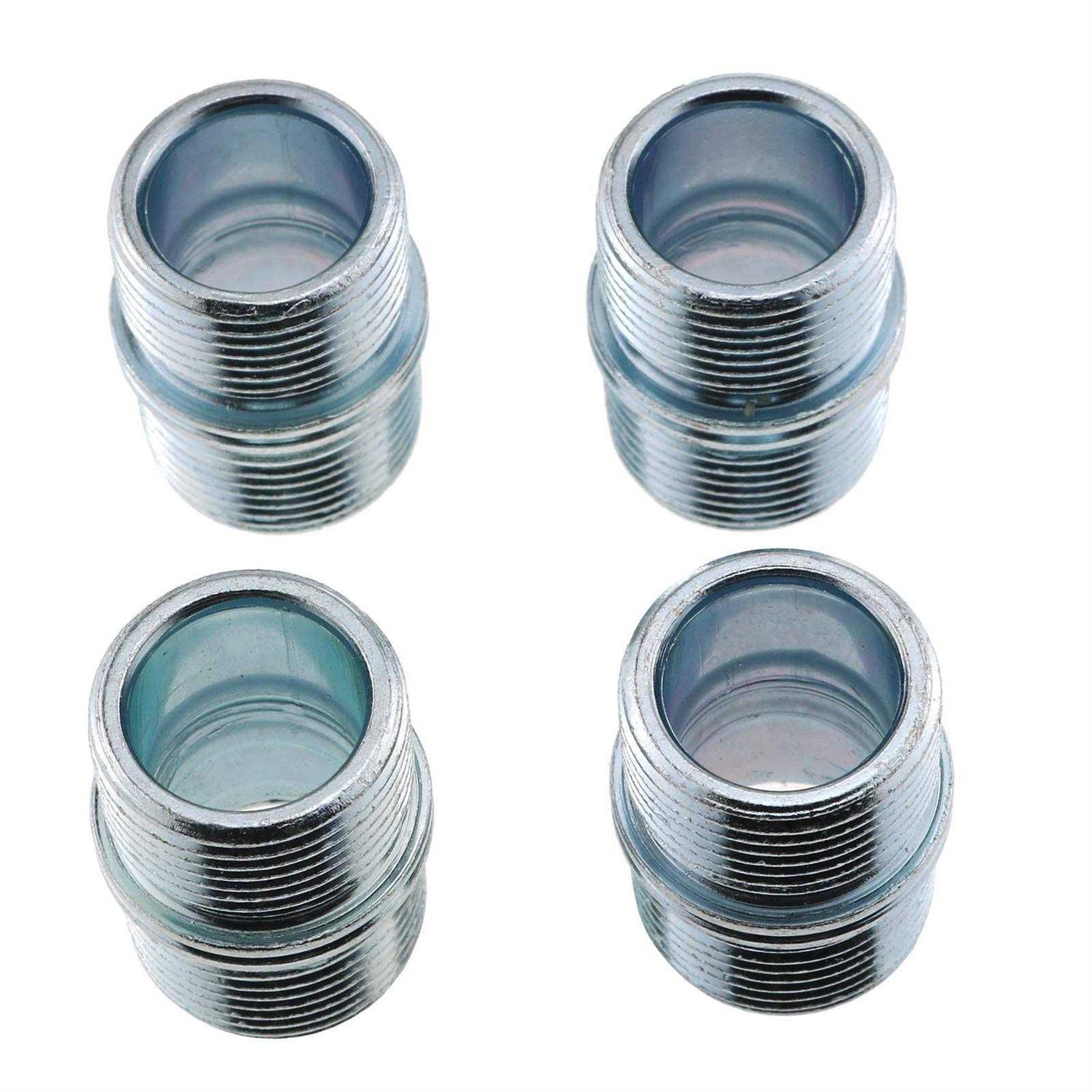 E-outstanding Metal Rack Connector 4pcs 1Inch/25.4mm Wire Rack Shelve Unit Pole Connector Storage Shelf Shelving Holder Connection Nuts Replacement - Cheap Fitting