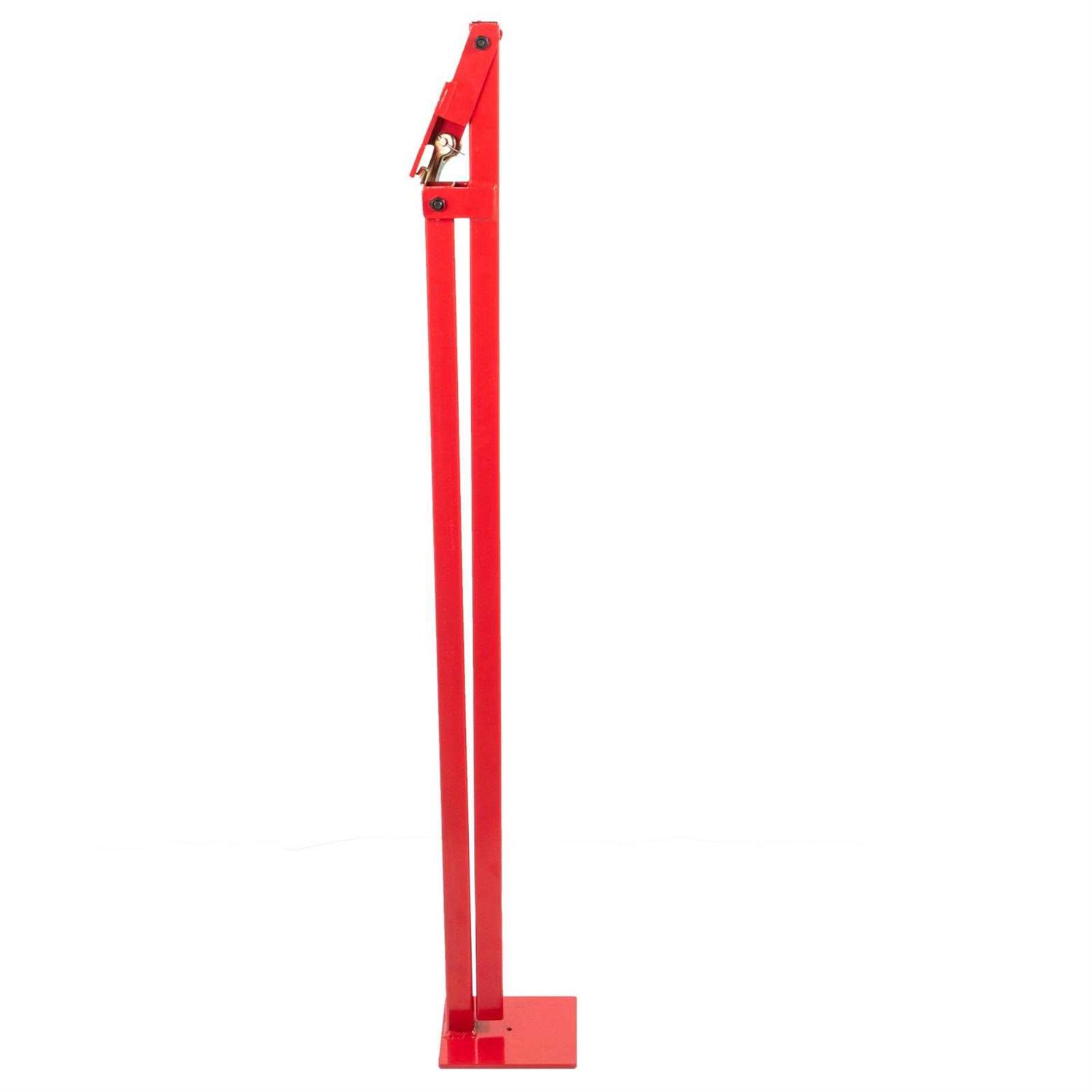 VEVOR WLBZQRD0000000001V0 43.3×5.9×5.9in Heavy Duty Fence Jack with 118in Long Lifting Chain Powder-Coated Iron Standing Frame & Lever - Cheap Fitting