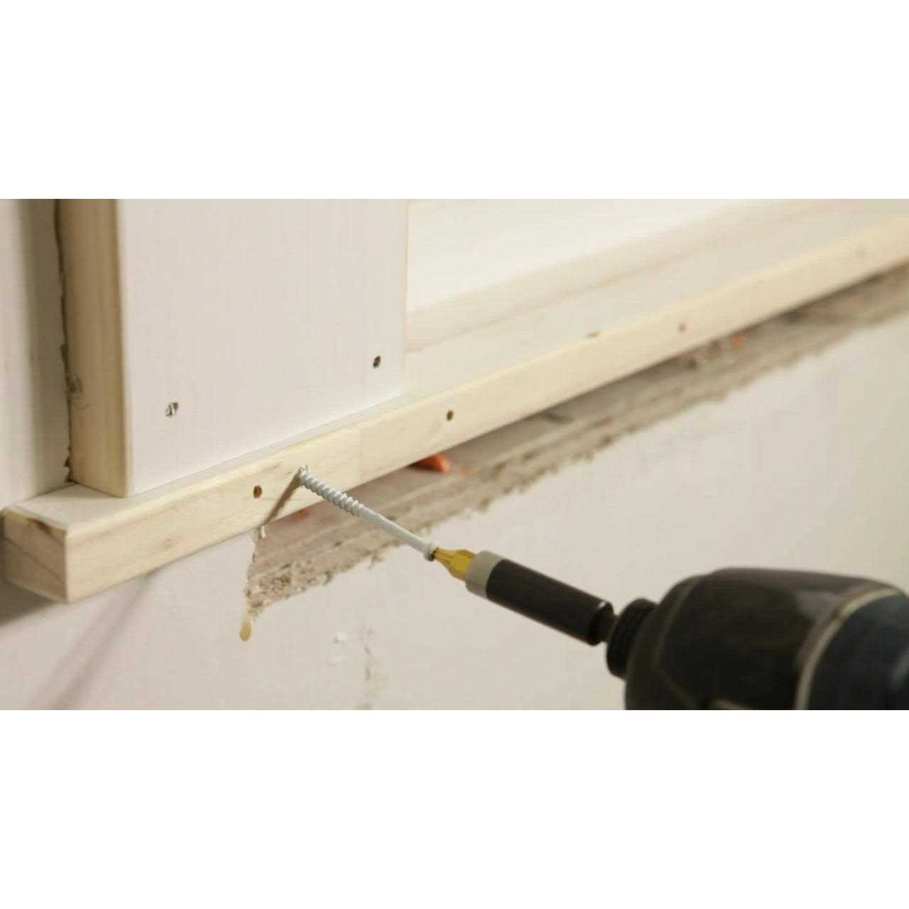 GRK Fasteners #8 x 1-1/4 in. Star Drive Trim-Head Finish Wood Screw Combo Kit 2 of - Cheap Fitting