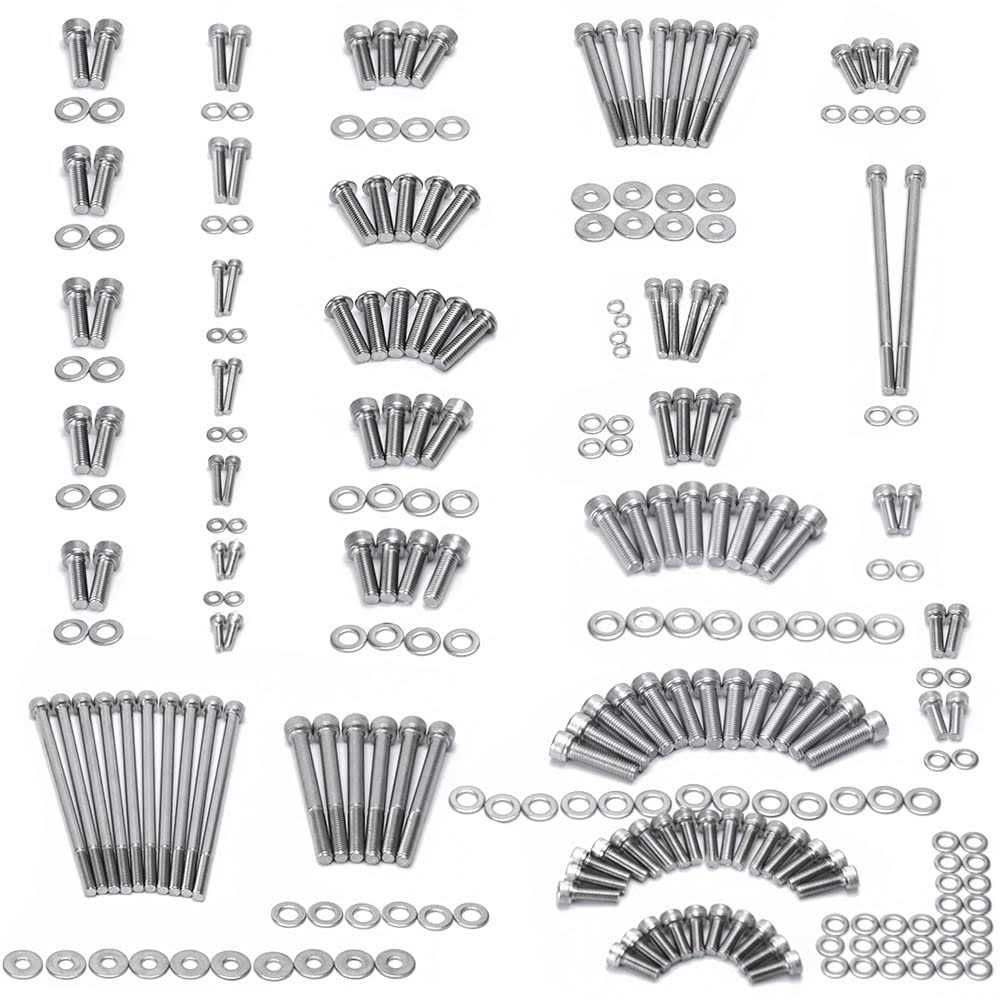 Ptnhz Ls Ls1 Ls6 Stainless Steel Engine Bolt Kit Bolts Gaskets Fasteners Kit Relacement For 98-02 Camaro Firebird 04 Gto - Cheap Fitting