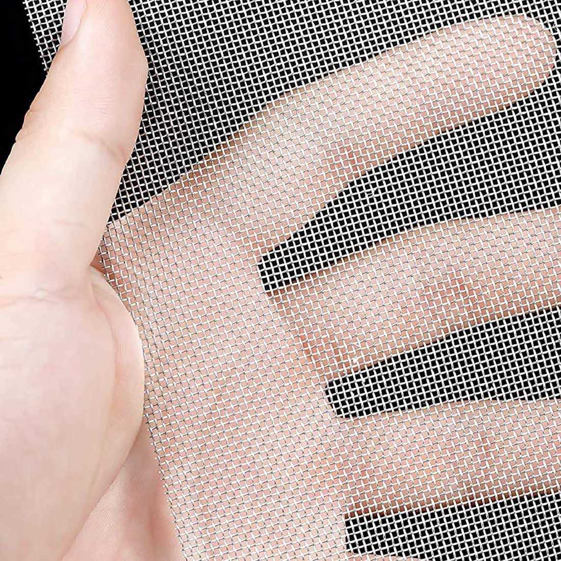 Woven Wire Mesh Stainless Steel Meshes Screen Metal Mesh Sheet Air Vent Mesh Cover Wire Mesh Window Screen Mesh for Home Garden Animal Cage Net Mesh - Cheap Fitting