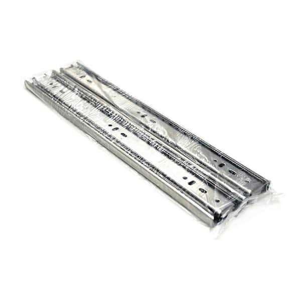 14 in. Side Mount Full Extension Ball Bearing Drawer Slide with Installation Screws 1-Pair - Cheap Fitting