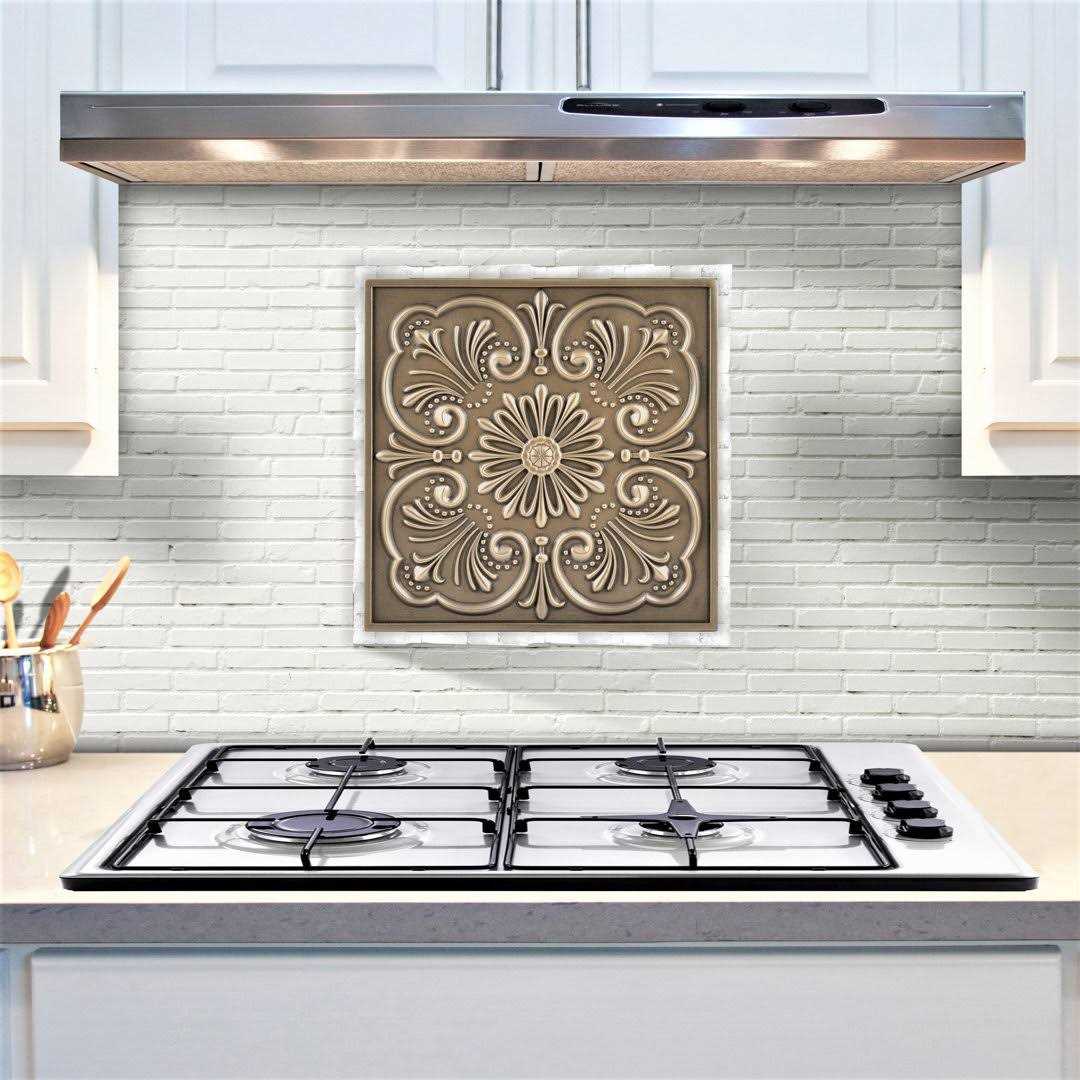 Crown 12 Metal Decorative Accent Tile Nichetiles - Cheap Fitting