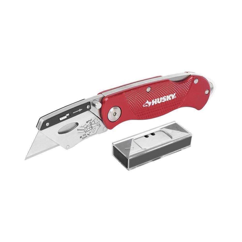 Husky Folding Lock-Back Utility Knife - Cheap Fitting