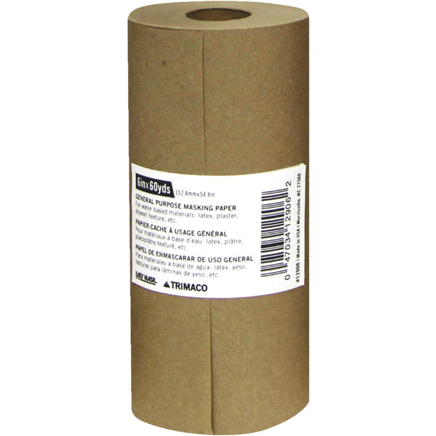 Trimaco 6 in. x 180 ft. Brown Masking Paper - Cheap Fitting