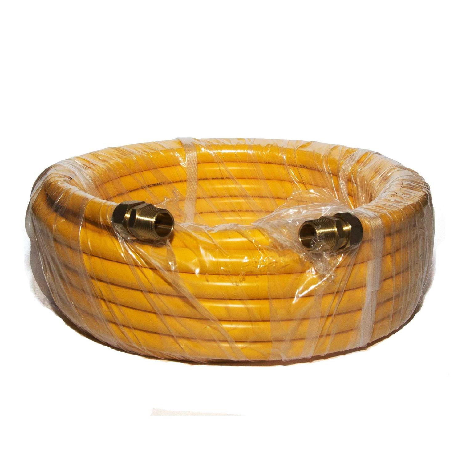 GAS Flex 3/4 GAS Tubing Pipe KIT 66 Ft with 2 Fittings GasFlex Natural GAS or Propane - Cheap Fitting