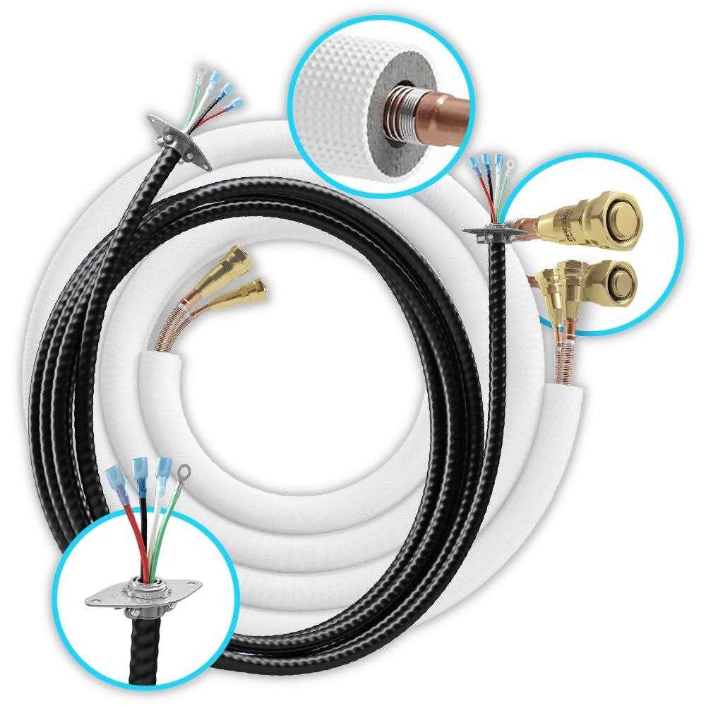 MRCOOL 35ft 3/8 x 5/8 Line Set for DIY 24K & 36K Indoor DIY35-3858C - Cheap Fitting