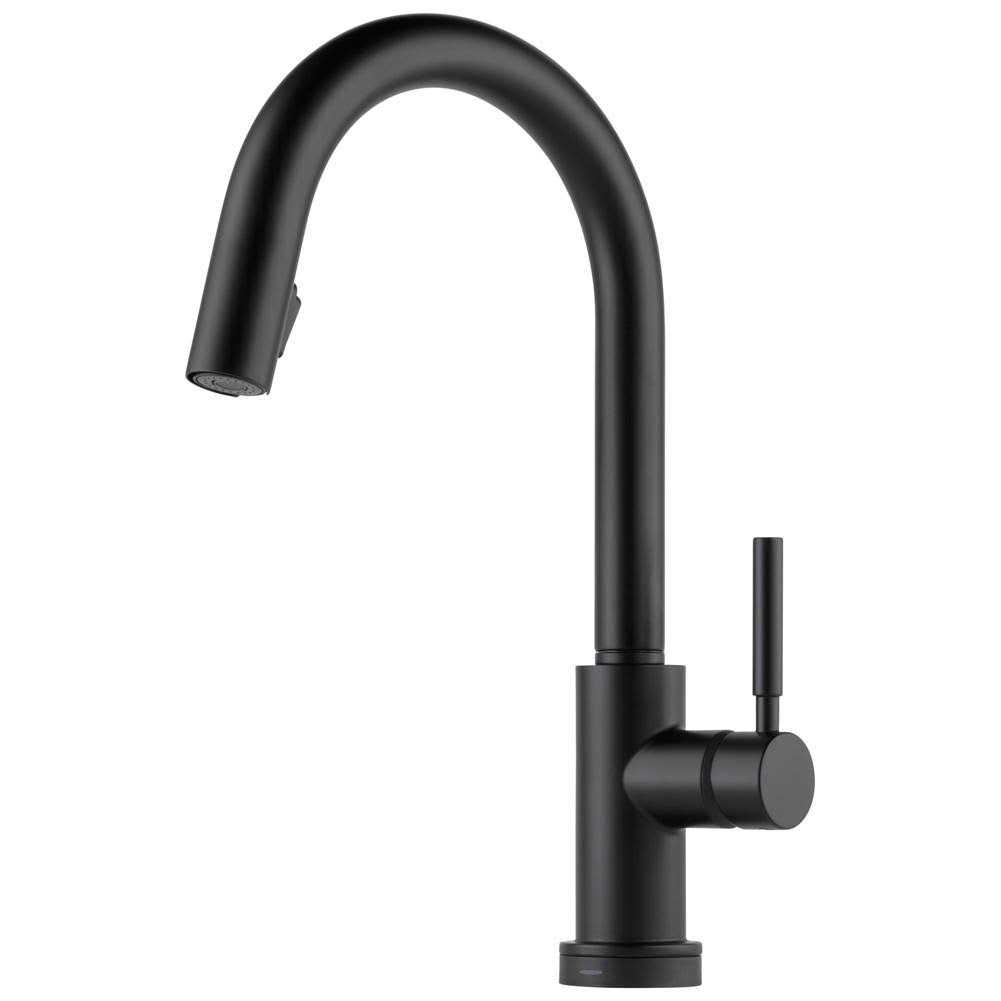 Brizo Odin Pull-Down Kitchen Faucet W/ Arc Spout 63075LF-BLLHP - Cheap Fitting
