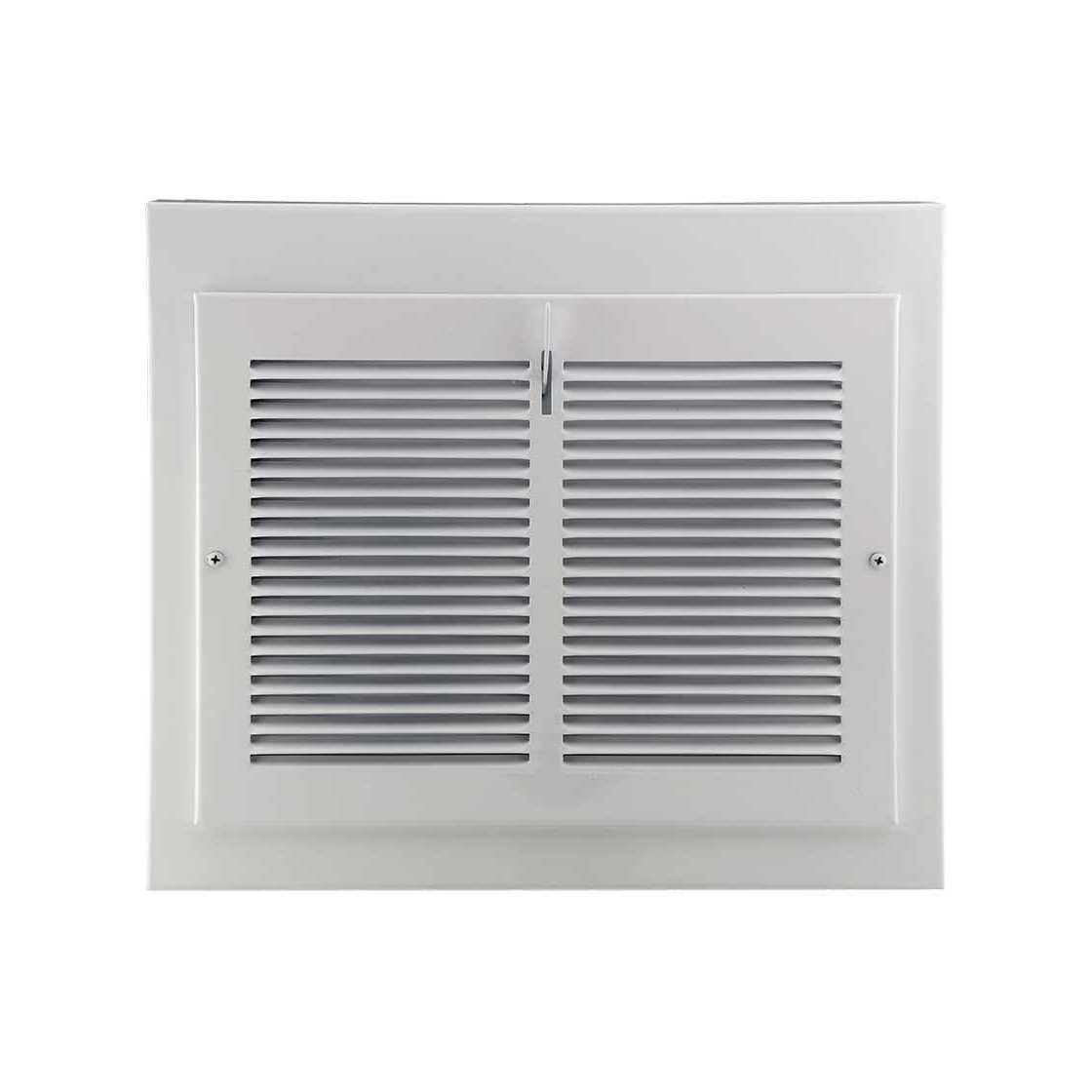 Vintage White Steel Baseboard Registers - Cheap Fitting