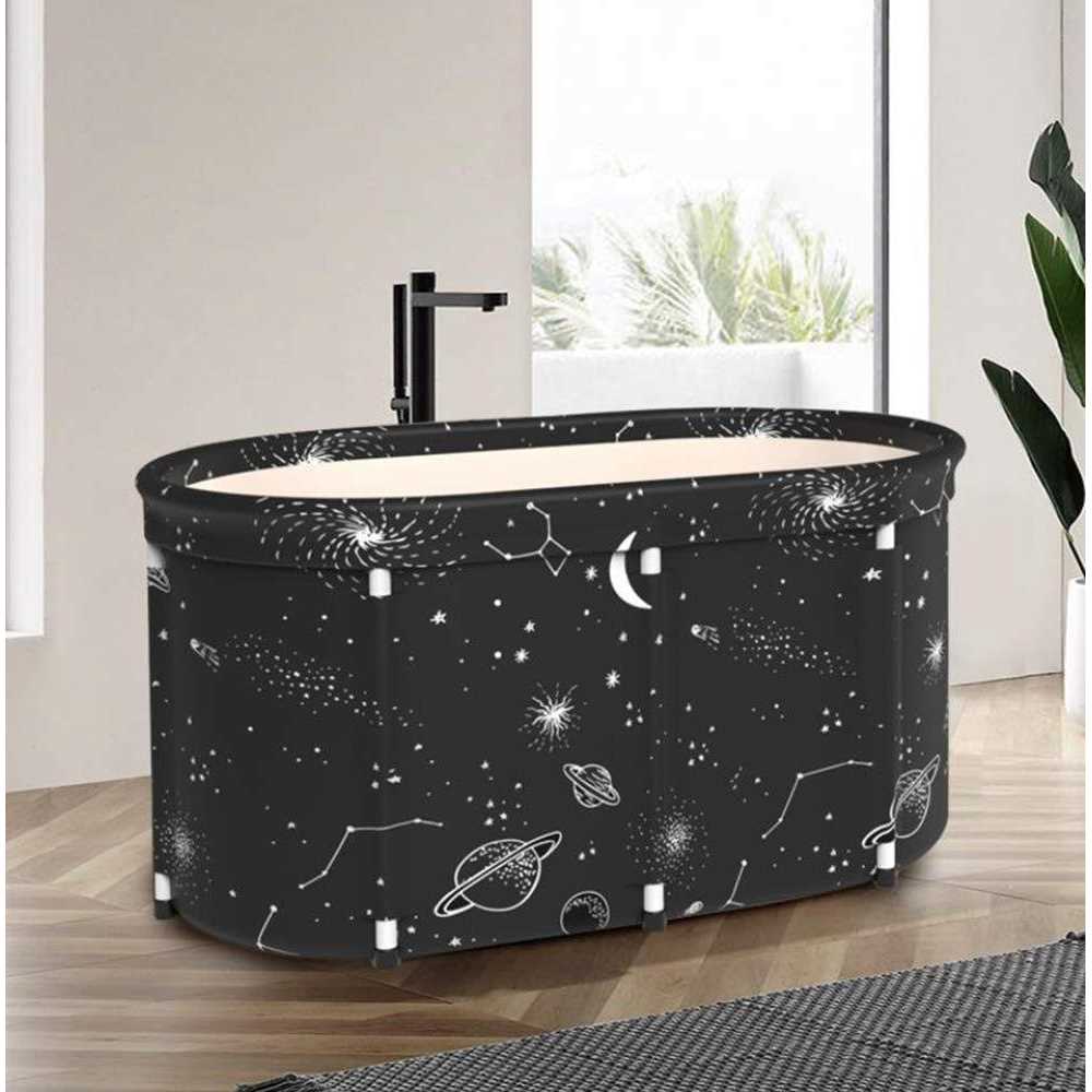 40 Portable Foldable Bathtub Soaking Bathing Tub for Adults Separate Family Bathroom SPA Tub with Drain - Cheap Fitting