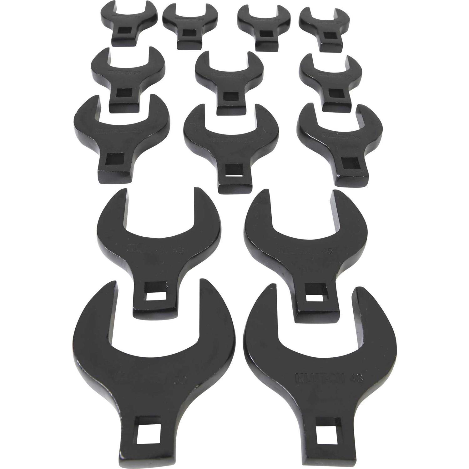 Klutch Jumbo Metric Crowfoot Wrench Set — - Cheap Fitting