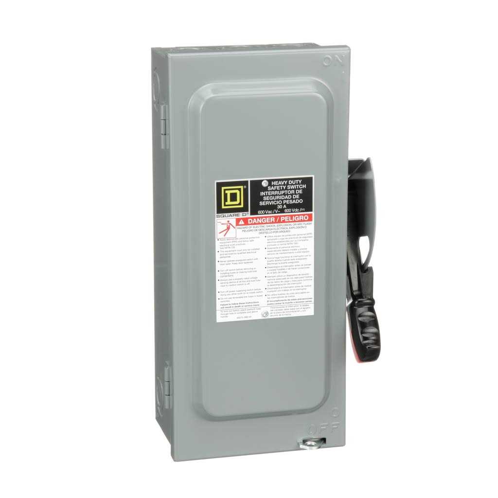 Square D HU361 Heavy Duty Safety Switch - Cheap Fitting