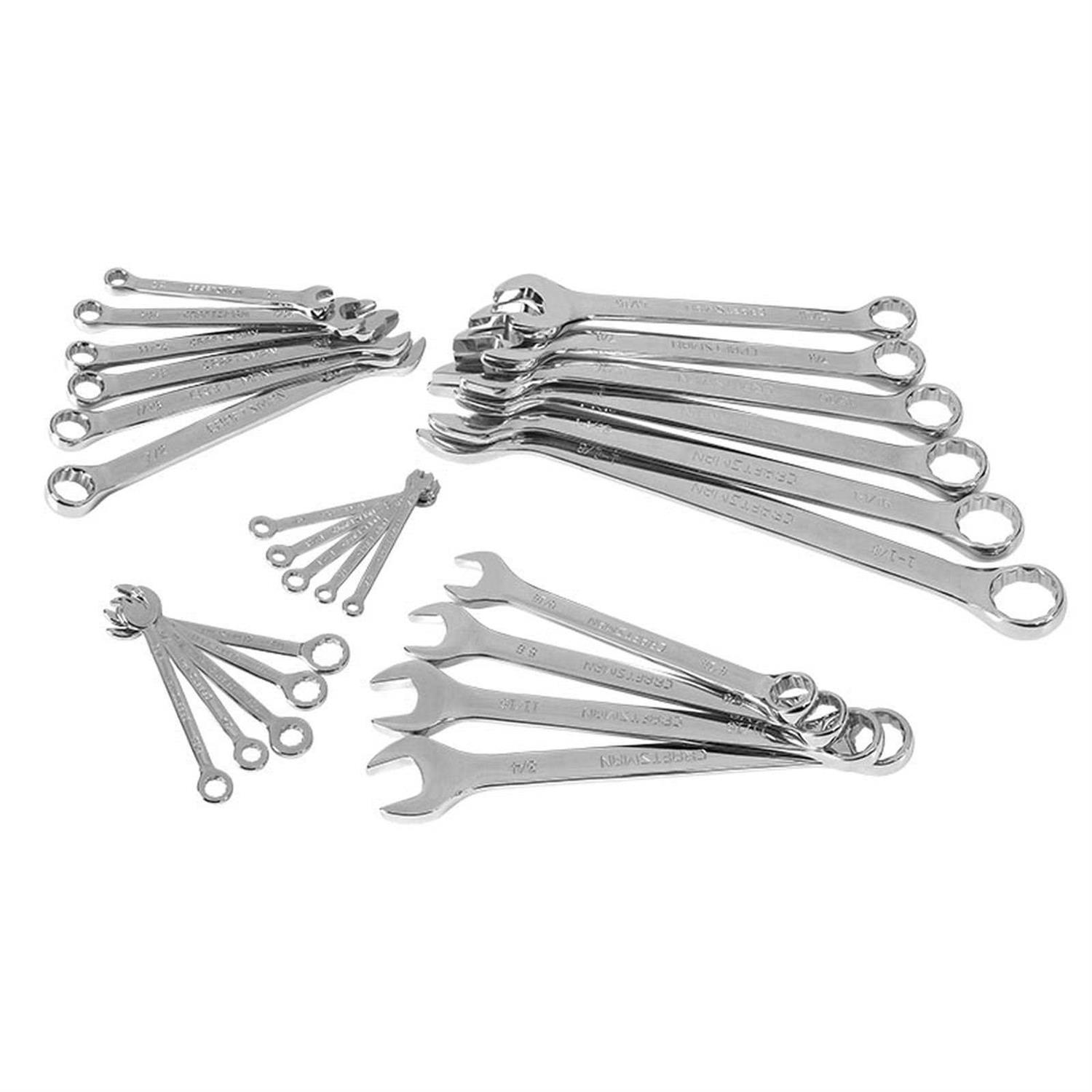 Craftsman 26 Piece Standard Combination Wrench Set inch - Cheap Fitting
