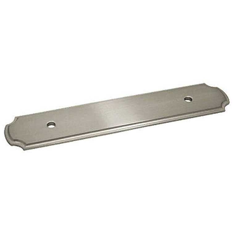 Cosmas B-112-96sn Satin Nickel Cabinet Hardware Handle Pull Backplate/Back Plate	Cosmas B-112-96sn Satin Nickel Cabinet Hardware Handle Pull Backplate/Back Plate - Cheap Fitting