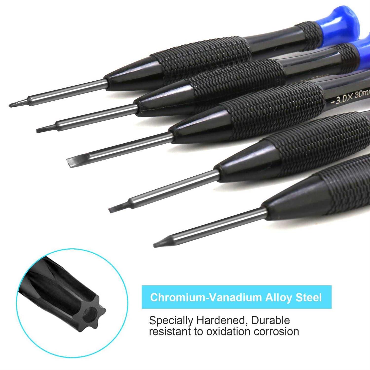 Precision Screwdriver Set 25 PCS Small Screwdriver Set Magnetic with Torx Flathead Phillips Star Pentalobe Y Screwdrivers - Cheap Fitting