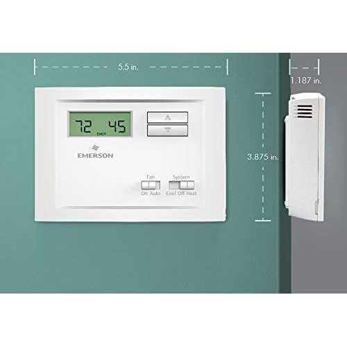 Emerson Thermostat Non-Programmable - Cheap Fitting