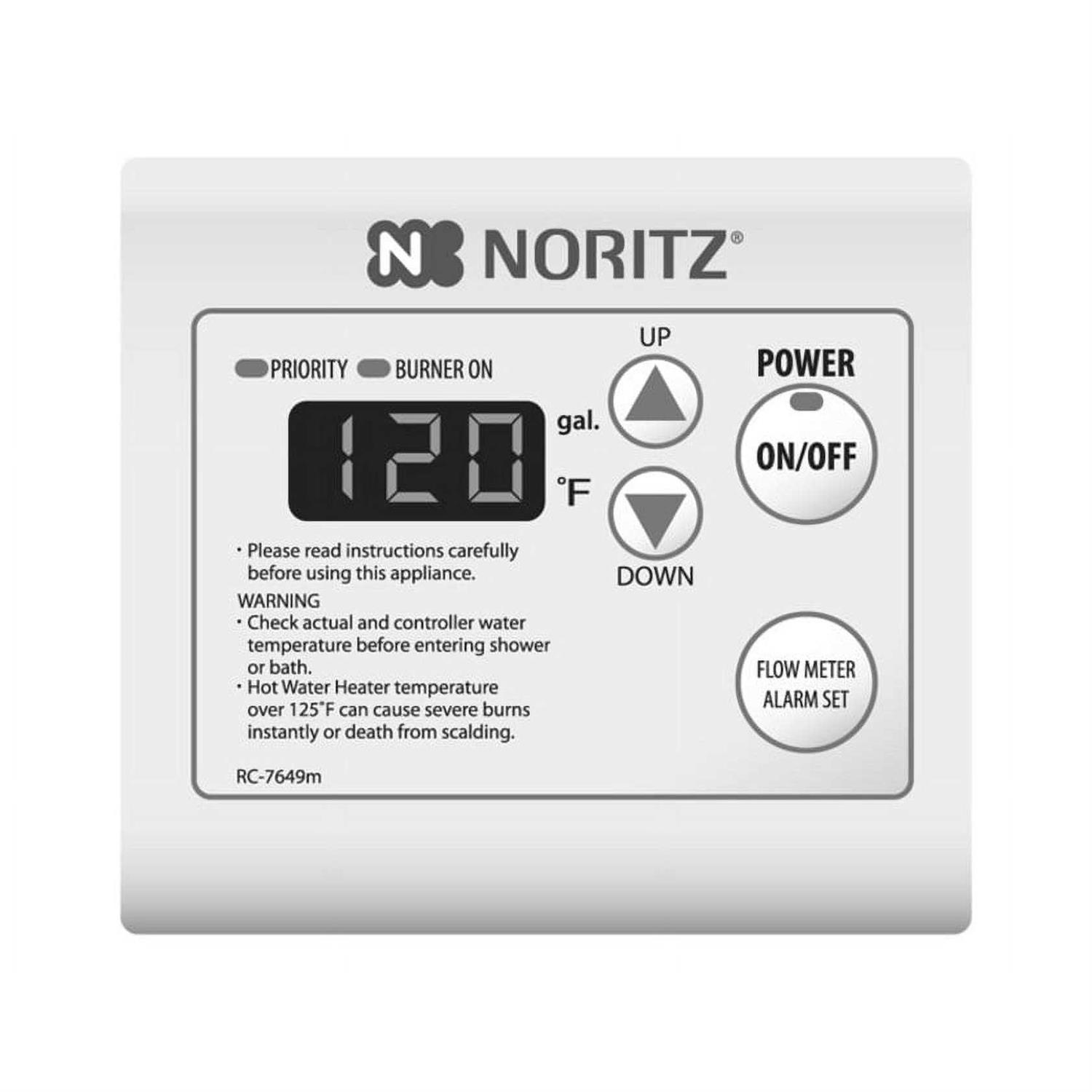 Noritz RC-7651M Tankless Water Heater Remote Control - Cheap Fitting