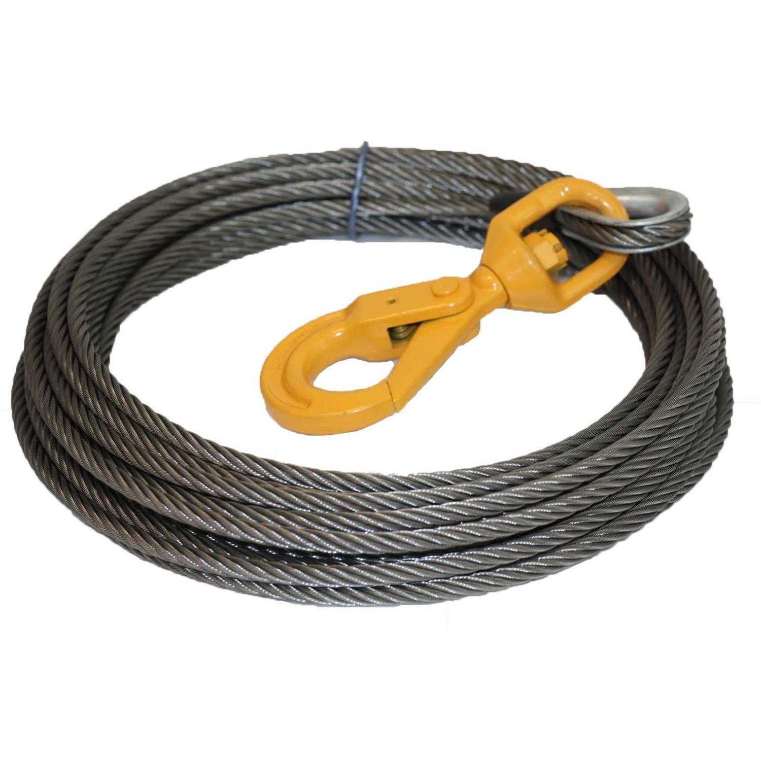 Mytee Products Winch Cable Rope Wrecker Tow Truck Rollback - Cheap Fitting