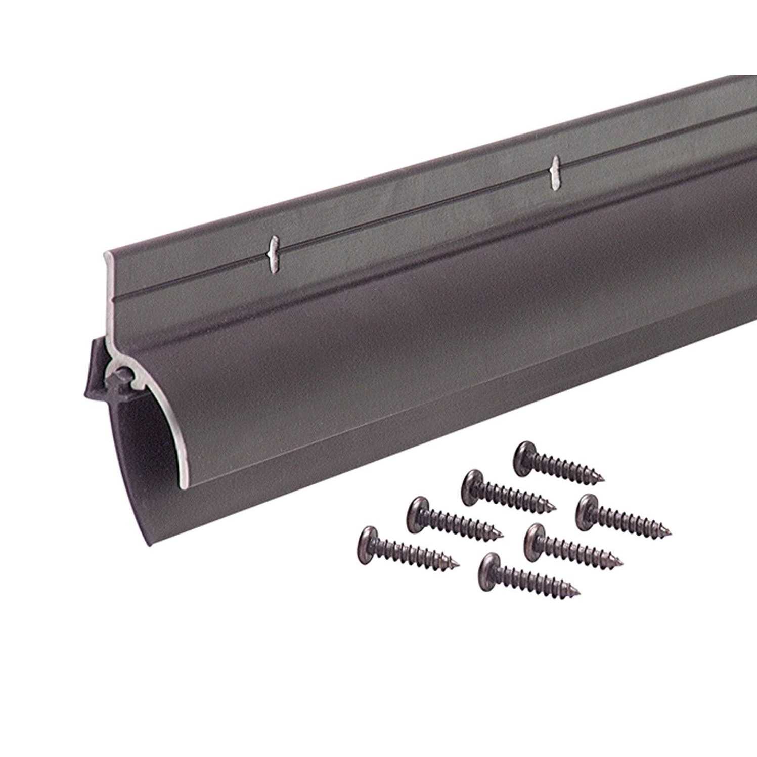 M-D 68734 Door Sweep with Drip Cap 36 in L - Cheap Fitting