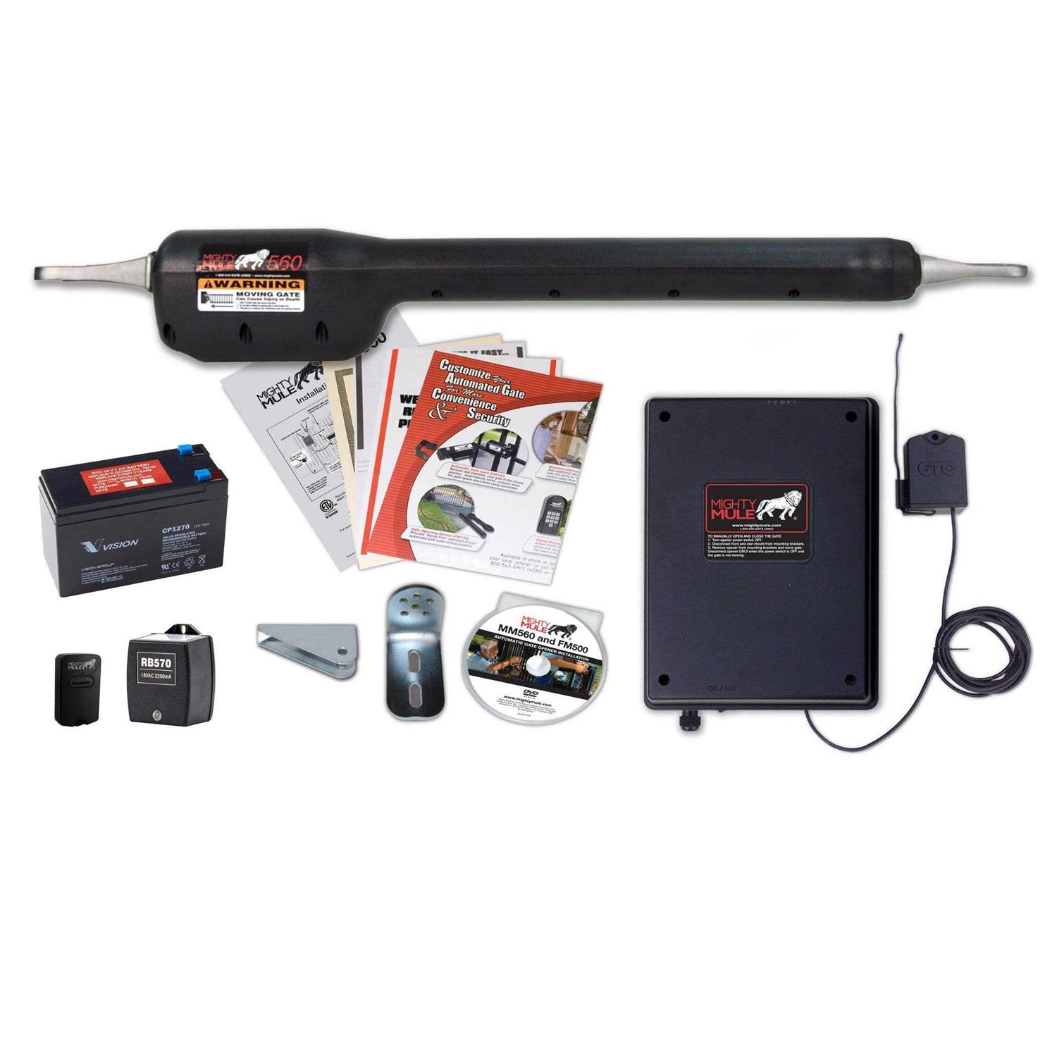Mighty Mule Mm560 Gate Opener Kit Battery - Cheap Fitting