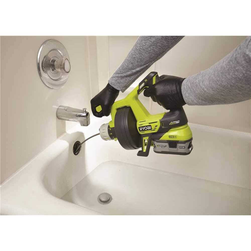 Ryobi 18-Volt ONE+ Hybrid Drain Auger P4002 - Cheap Fitting