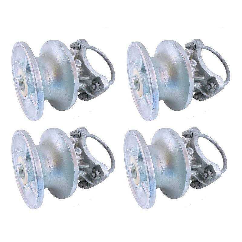 Jake Sales 4 Commercial Grade Cantilevered Gate Rollers for 2-3/8 Gate Frames - Cheap Fitting