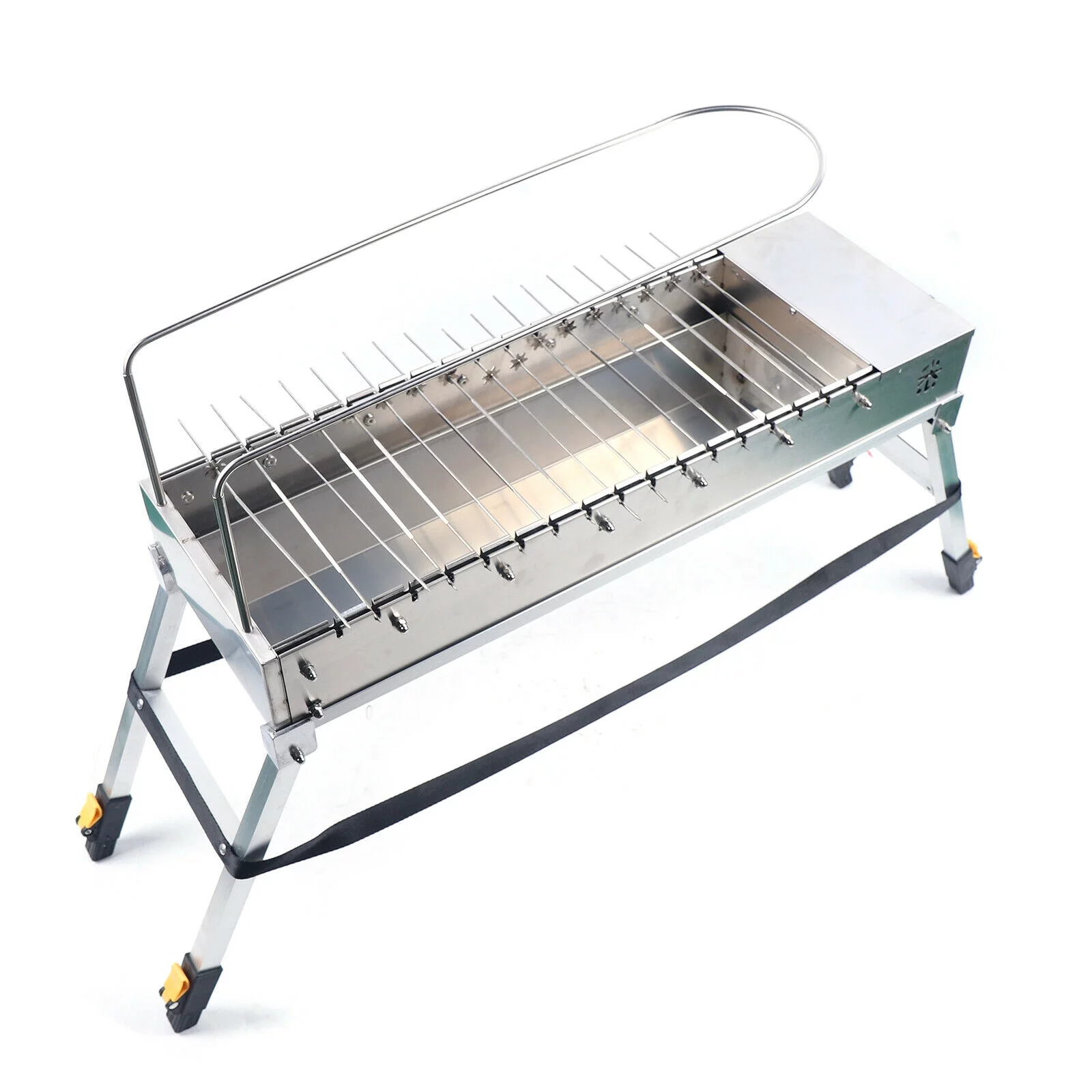 CNCEST Automatic Flip Barbecue Stove Outdoor BBQ 17X Roast rods - Cheap Fitting