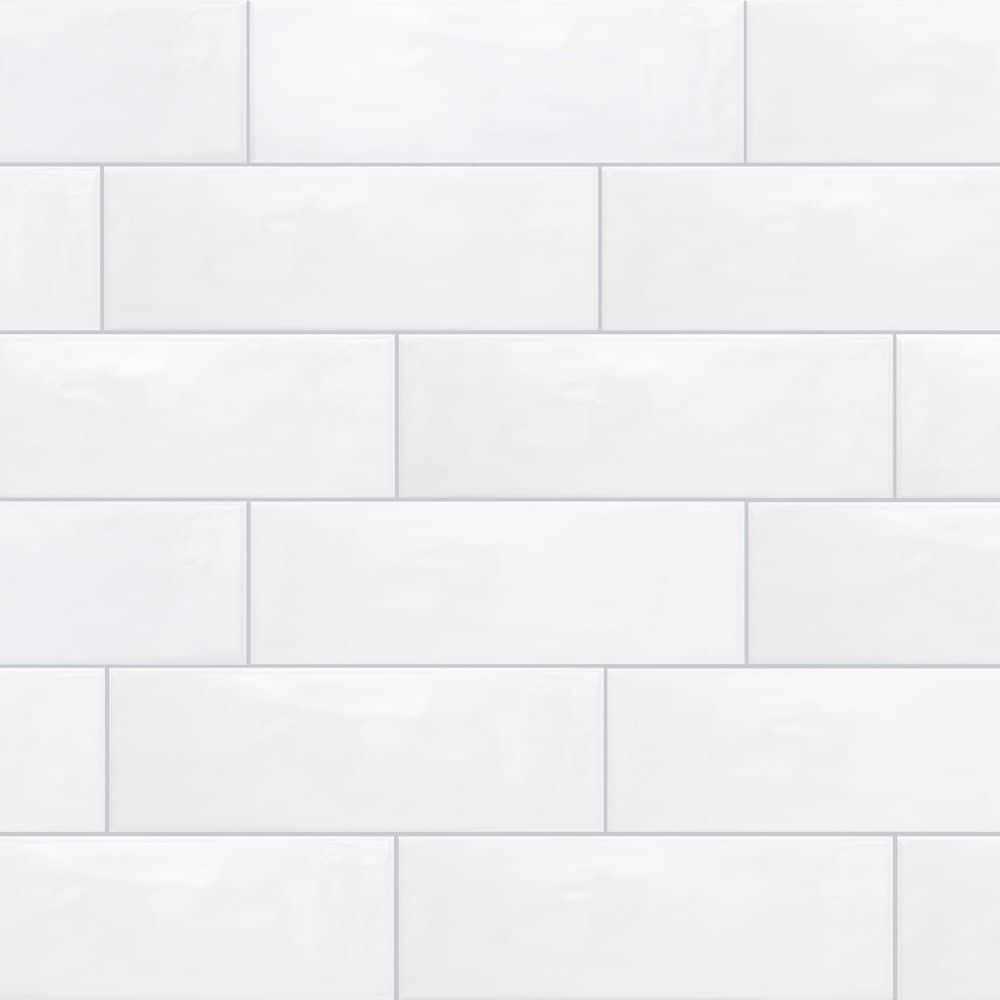 Daltile LuxeCraft Santorini 4-1/4 in. x 12-7/8 in. Glazed Ceramic Undulated Wall Tile - Cheap Fitting