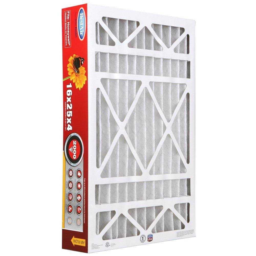 BestAir 16 x 25 x 4 MERV 11 Honeywell Air Filter - Cheap Fitting