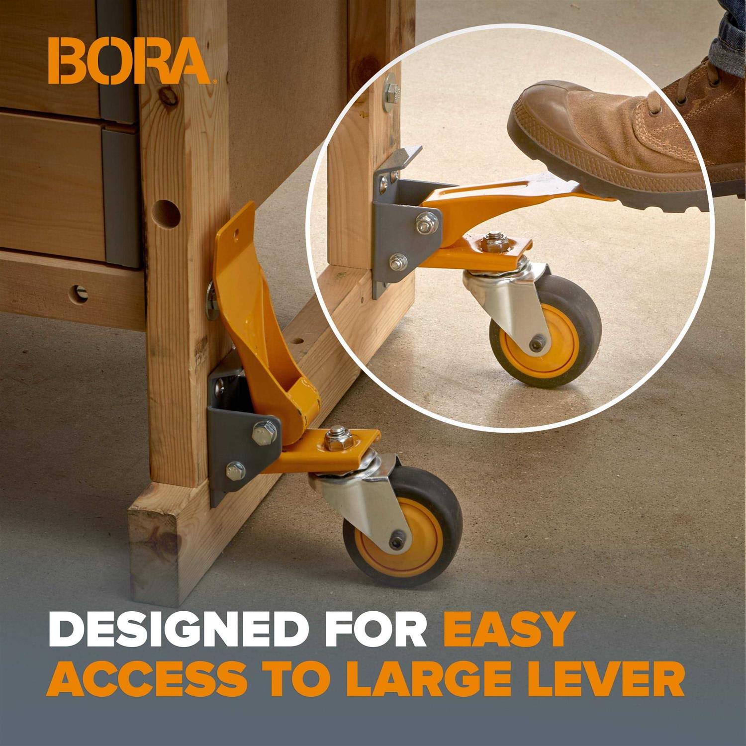 Bora Workbench Caster Kit PM-950 - Cheap Fitting