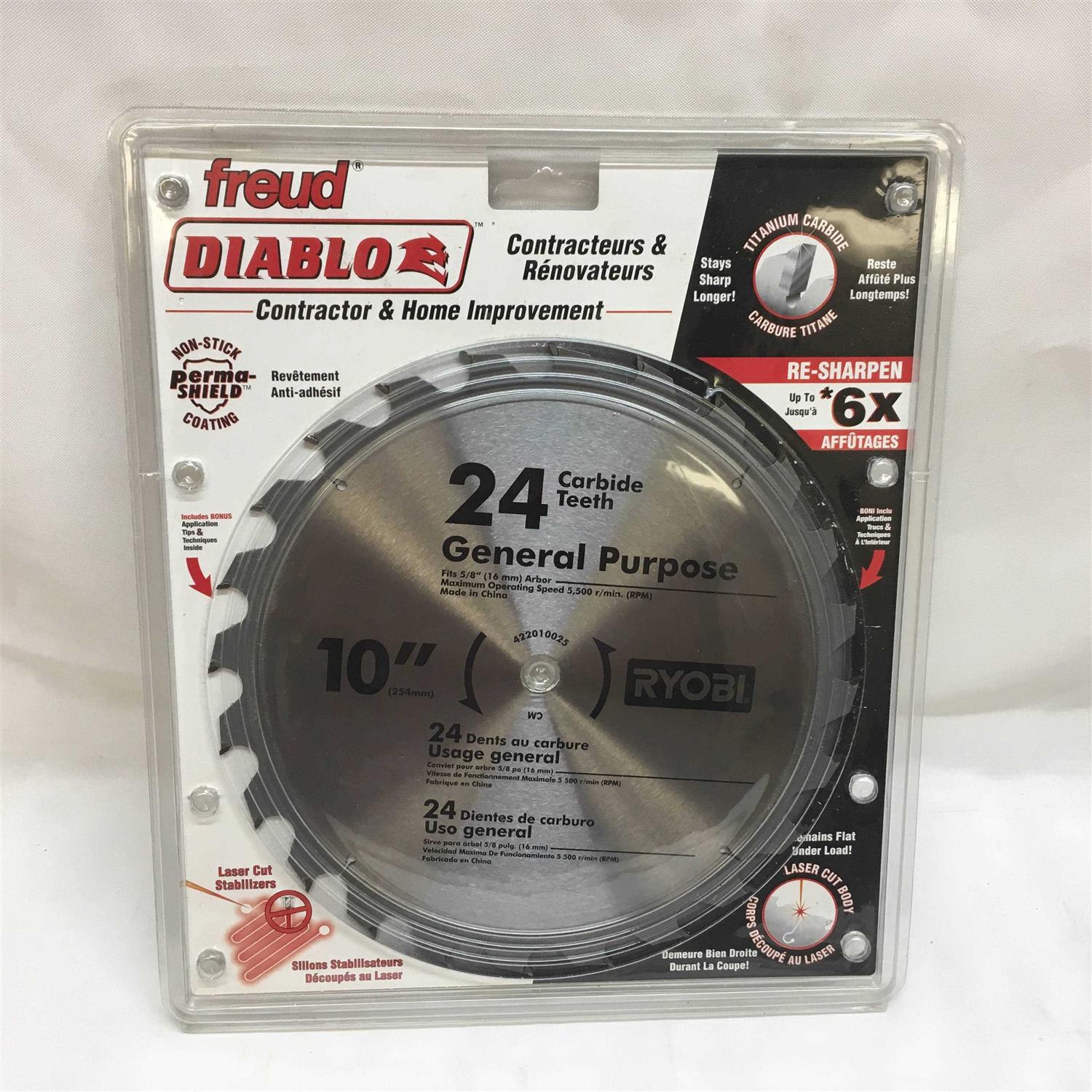 Diablo Ultra Finish Saw Blade D1080X - Cheap Fitting